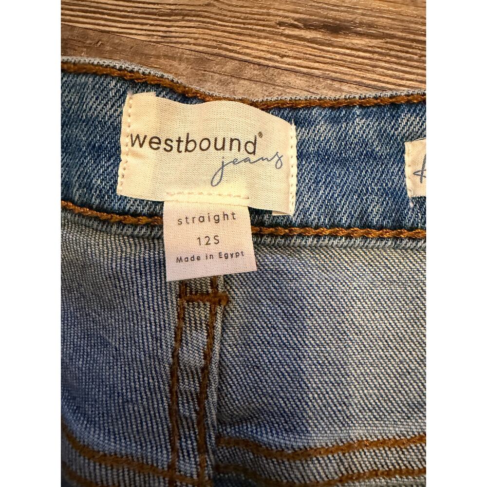 Westbound Straight Jeans Size 12 Short NWT - Picture 4 of 6